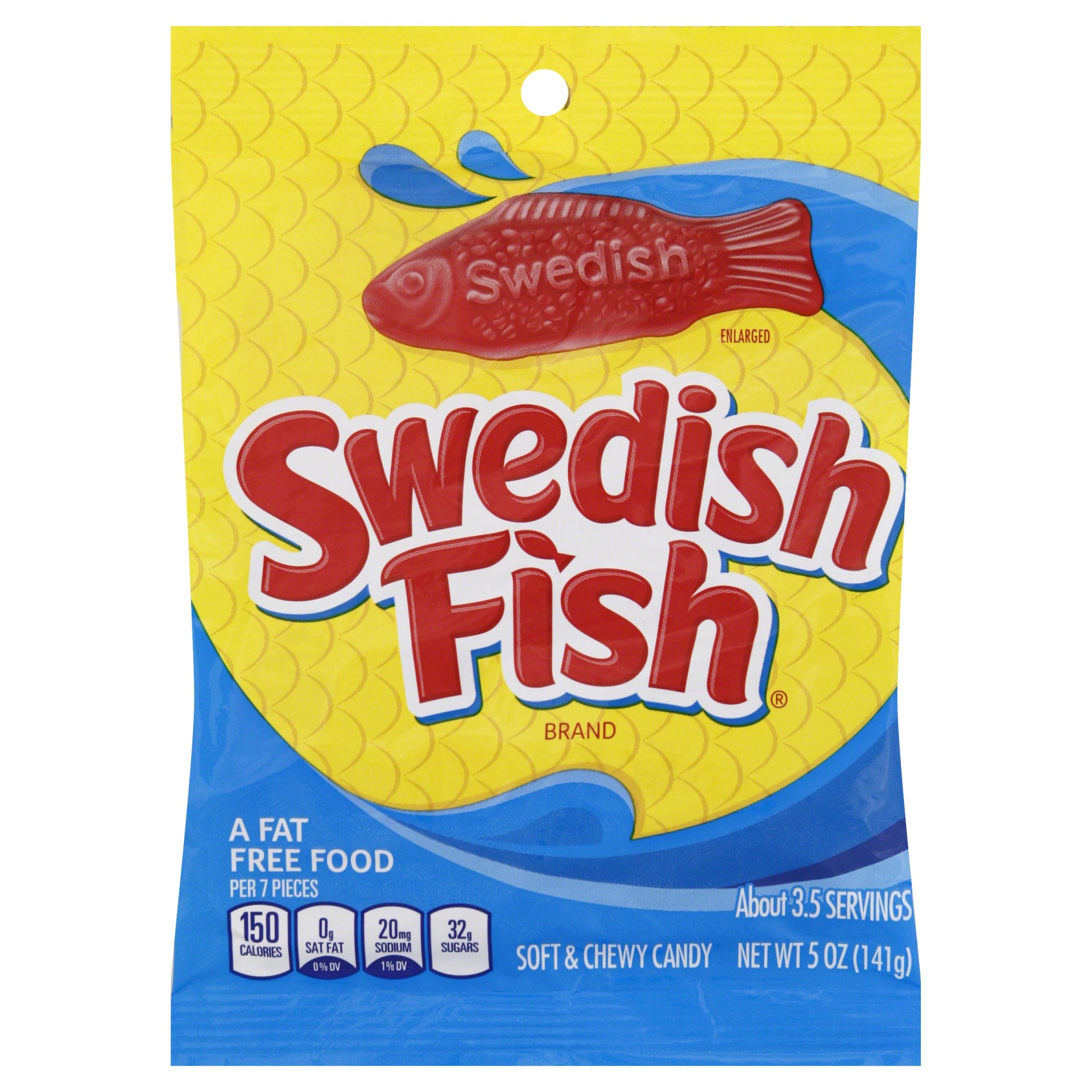 slide 1 of 1, Swedish Fish Red Bag, 5 oz