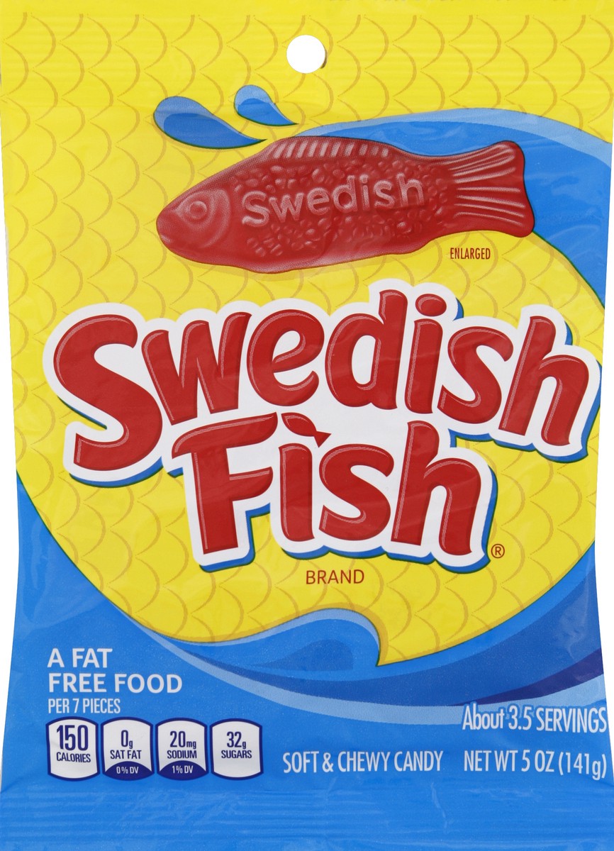 slide 1 of 11, Swedish Fish Candy 5 oz, 5 oz