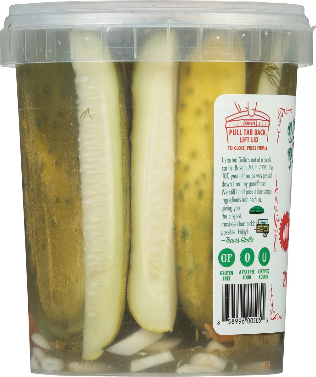 slide 8 of 9, Grillo's Pickles Pickle Spears, 32 fl oz