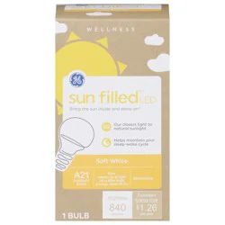 GE Sun Filled 60W Soft White LED Light Bulb 1 ea