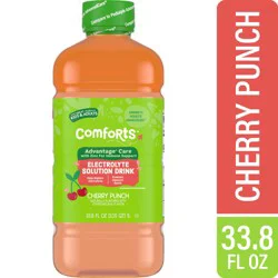 Comforts Advantage Care Cherry Punch Flavored Electrolyte Solution Drink
