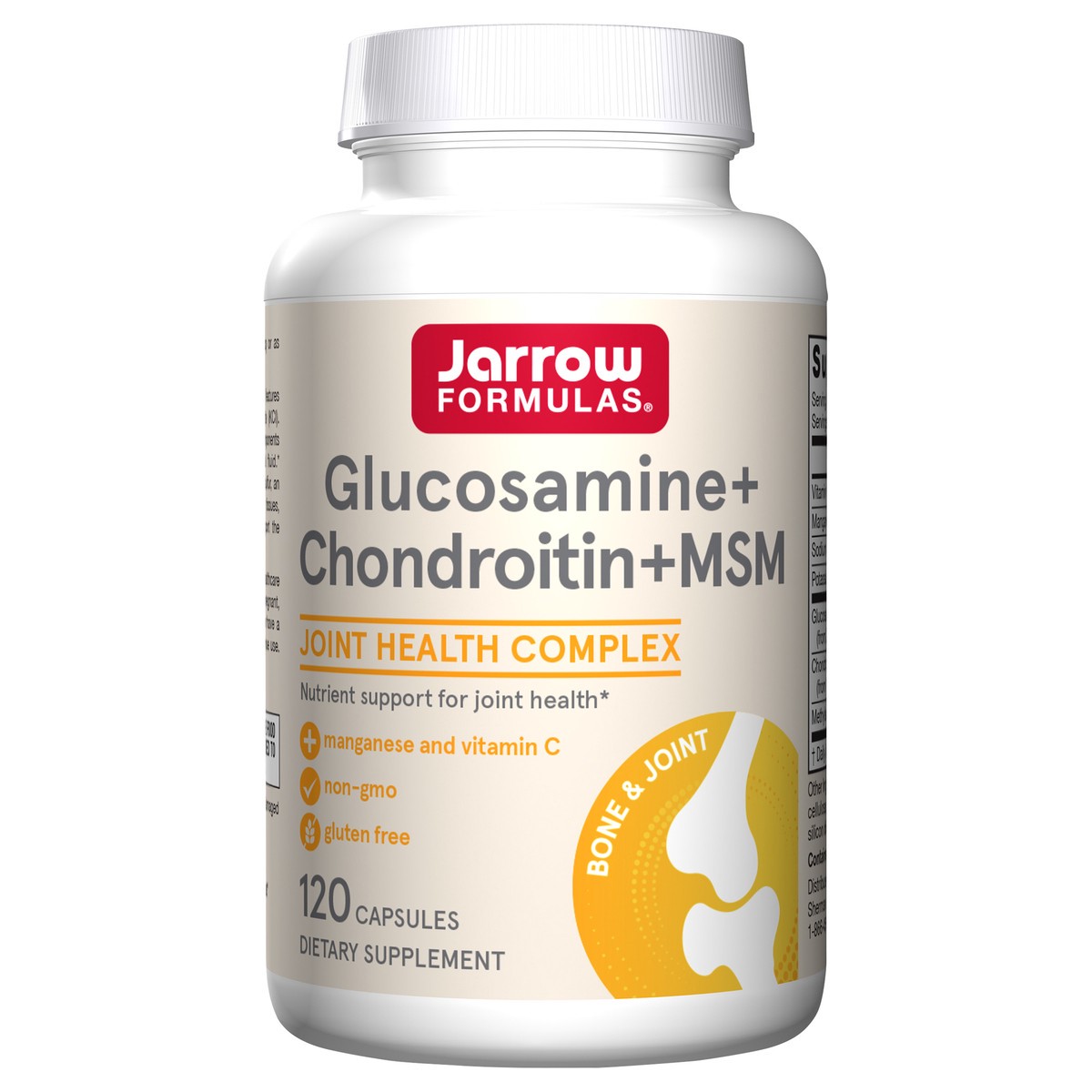 slide 1 of 4, Jarrow Formulas Glucosamine+Chondroitin+Msm Caps, 120 ct