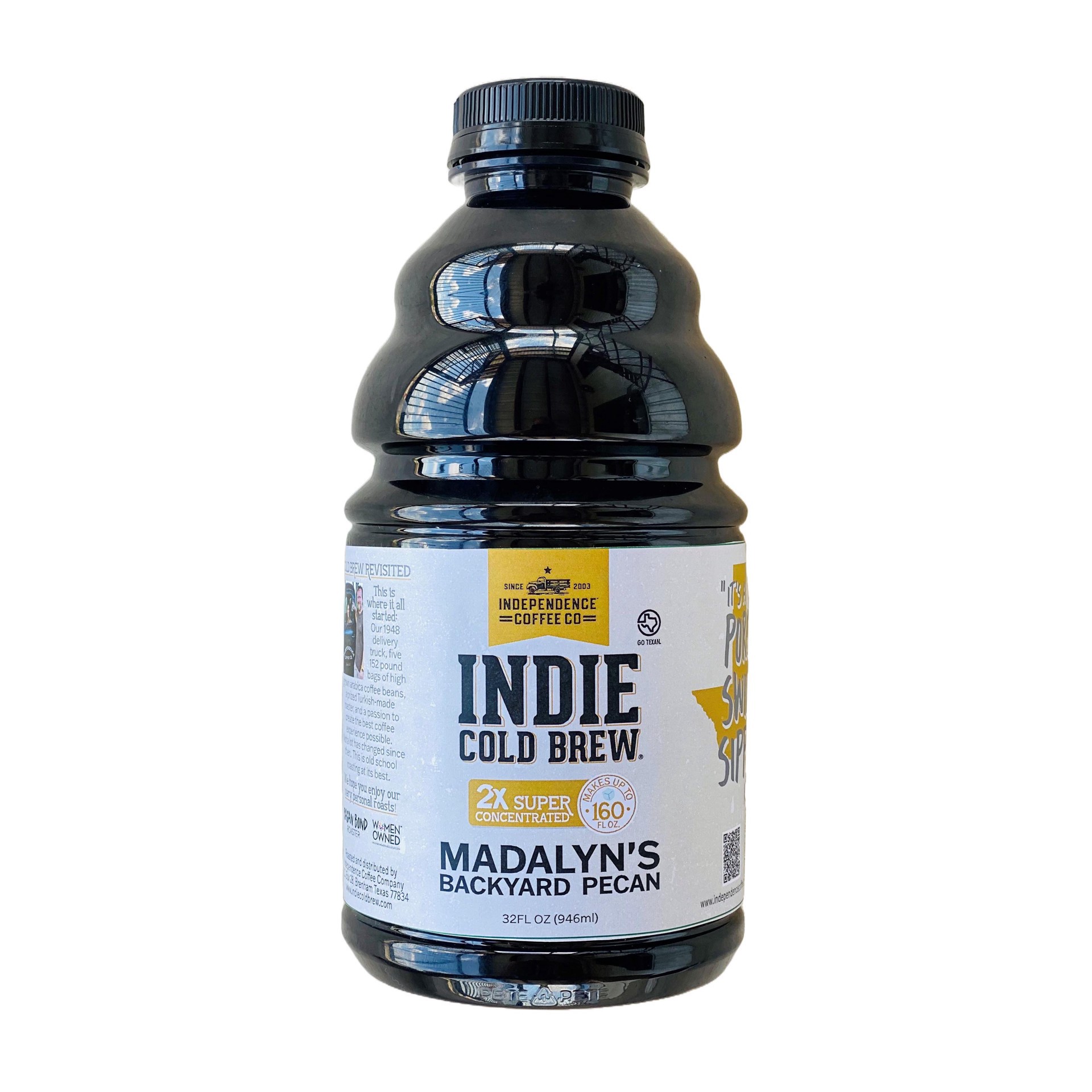 slide 1 of 1, Independence Coffee Indie Cold Brew Concentrate Madalyn's Backyard Pecan - 32 oz, 32 oz