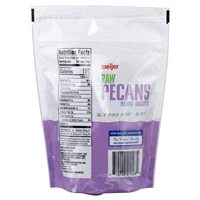 slide 3 of 5, Meijer Unsalted Raw Pecan Halves, 8.5 oz