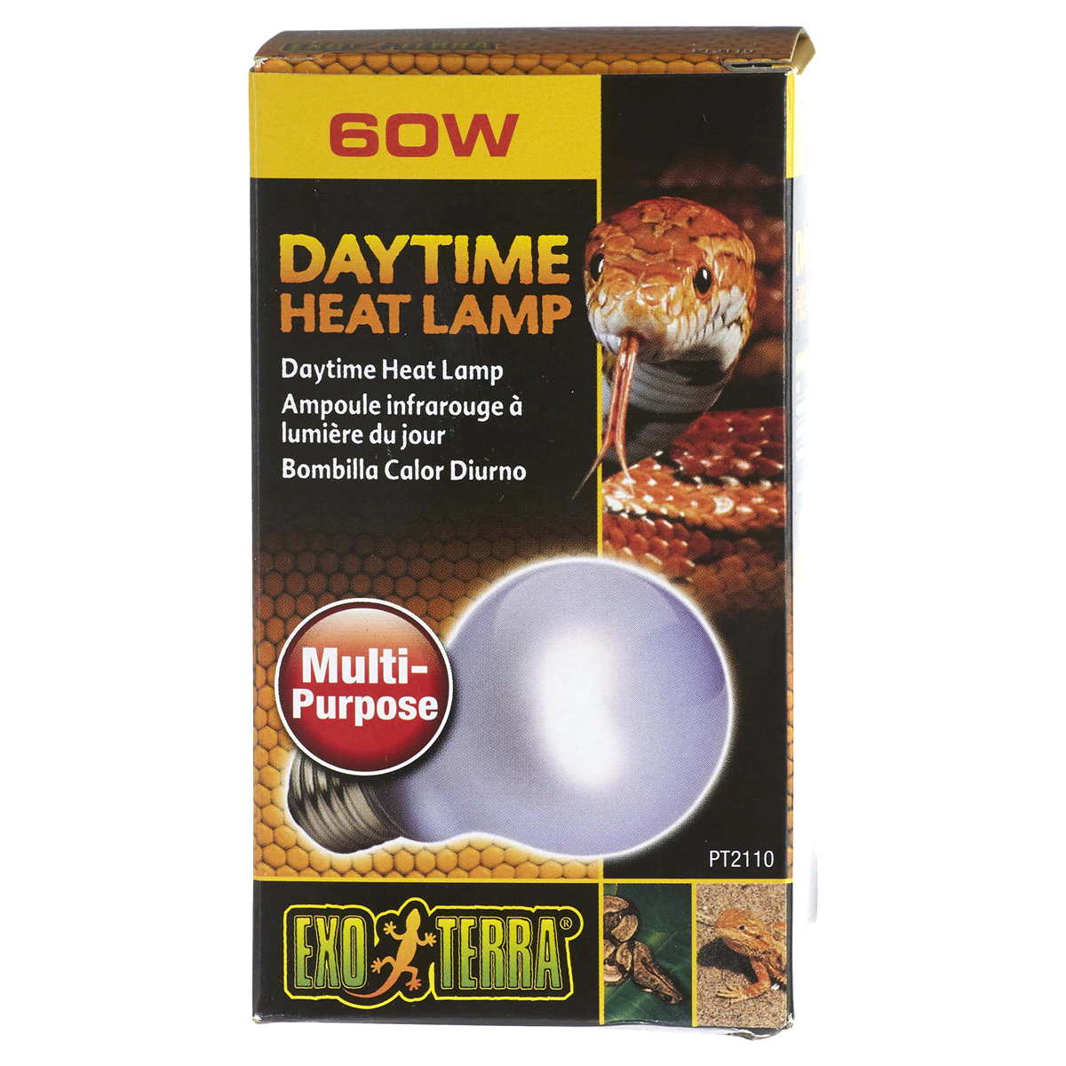 slide 1 of 1, Exo-Terra Daytime Heat Lamp, 2.5 in