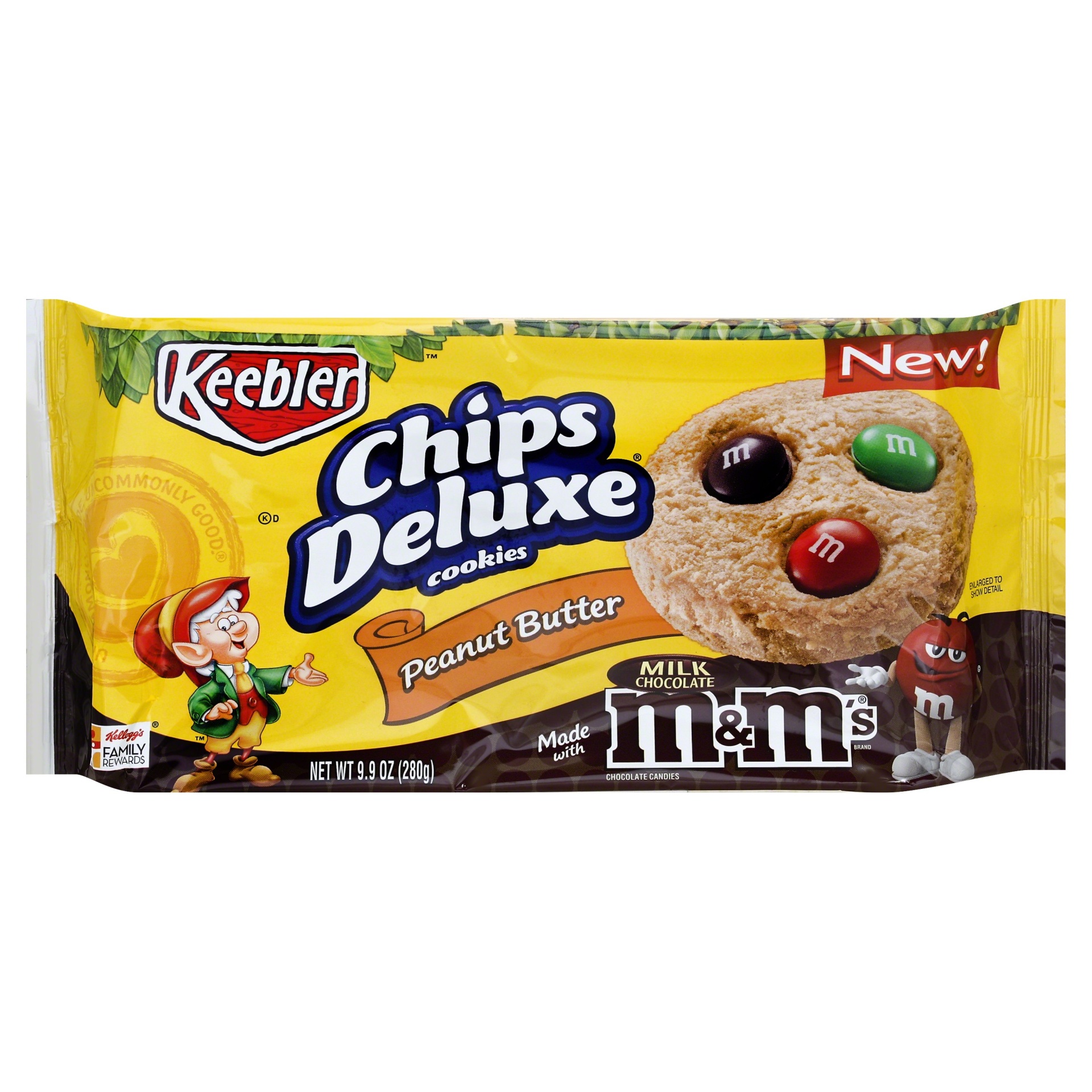 slide 1 of 6, Keebler Chips - Deluxe Peanut Butter With M&M's, 9.9 oz