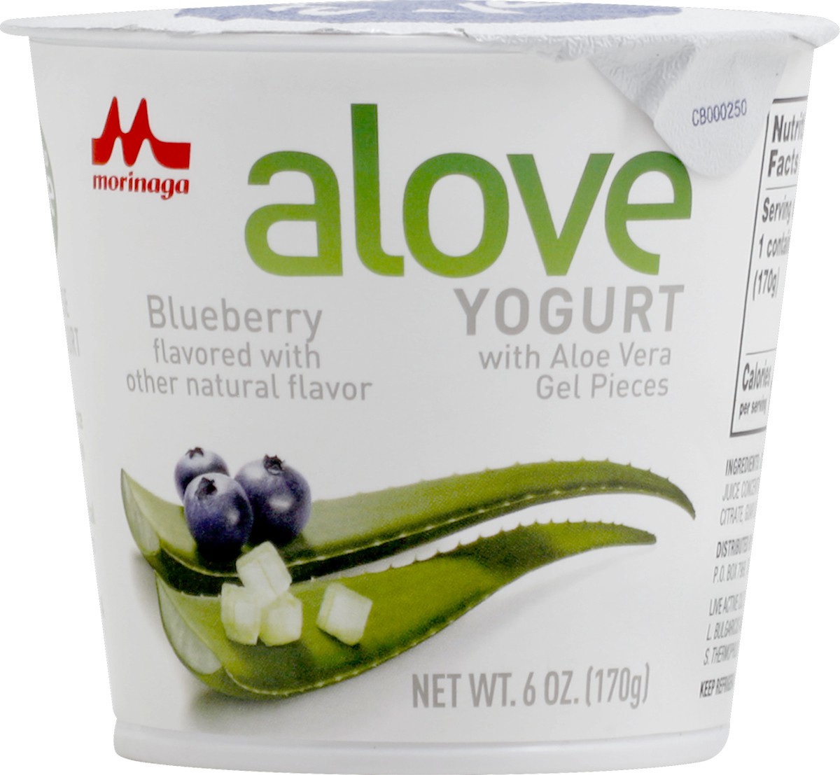 slide 5 of 6, Alove Blueberry Aloe Vera Yogurt, 6 oz