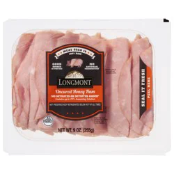 Longmont Uncured Honey Ham 9 oz