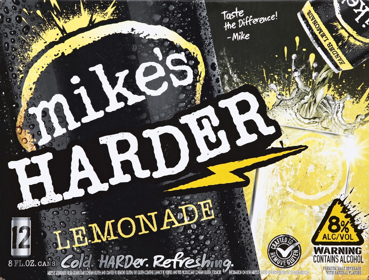 slide 6 of 6, Mike's Harder Lemondade Box, 8 oz