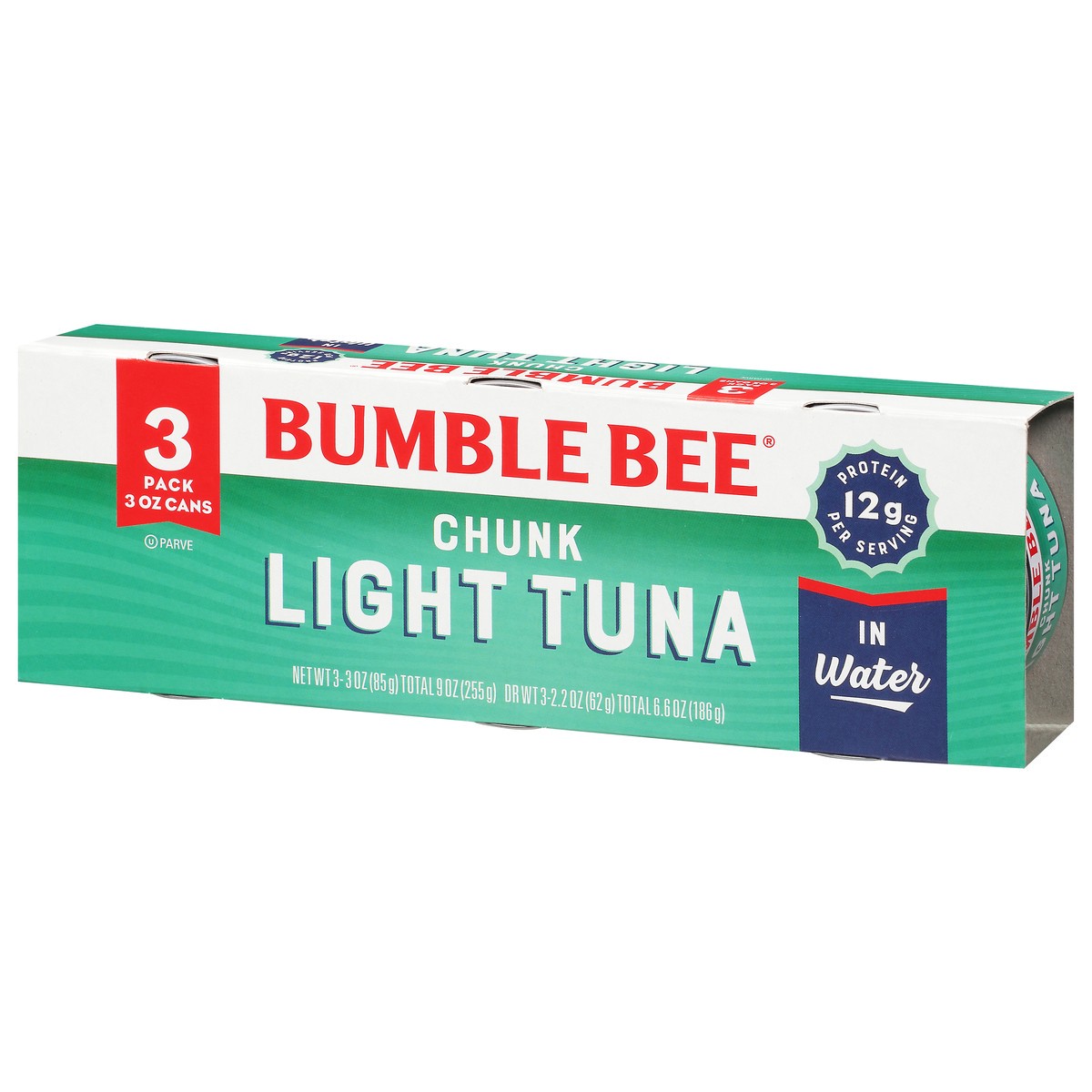 slide 10 of 10, Bumble Bee Chunk Light Tuna In Water, 9 oz