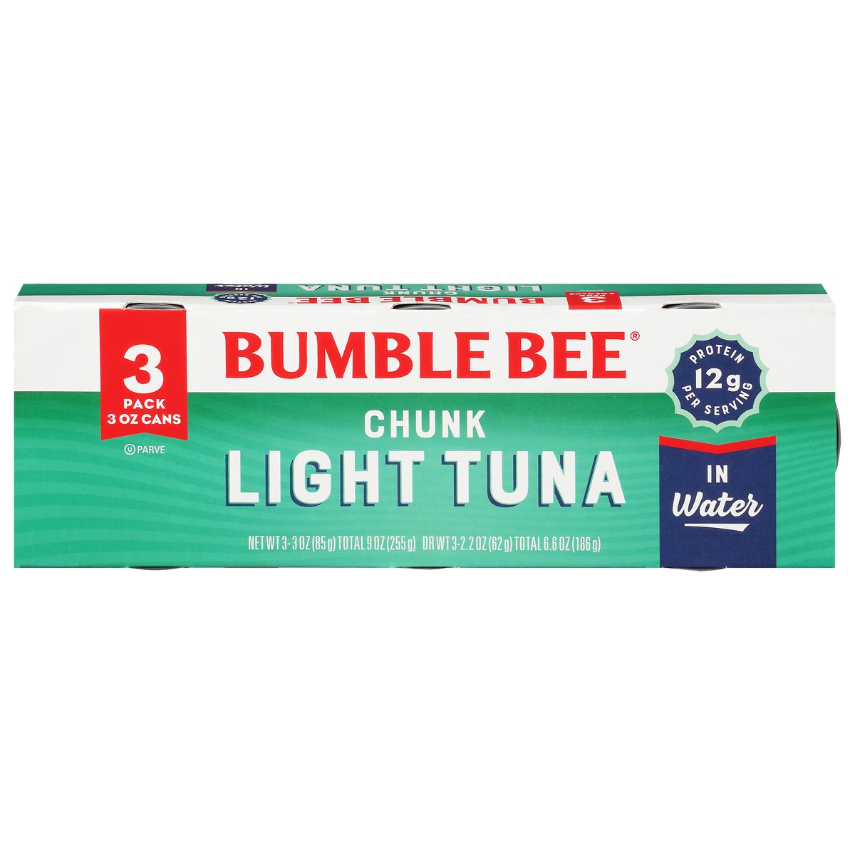 slide 1 of 10, Bumble Bee Chunk Light Tuna In Water, 9 oz