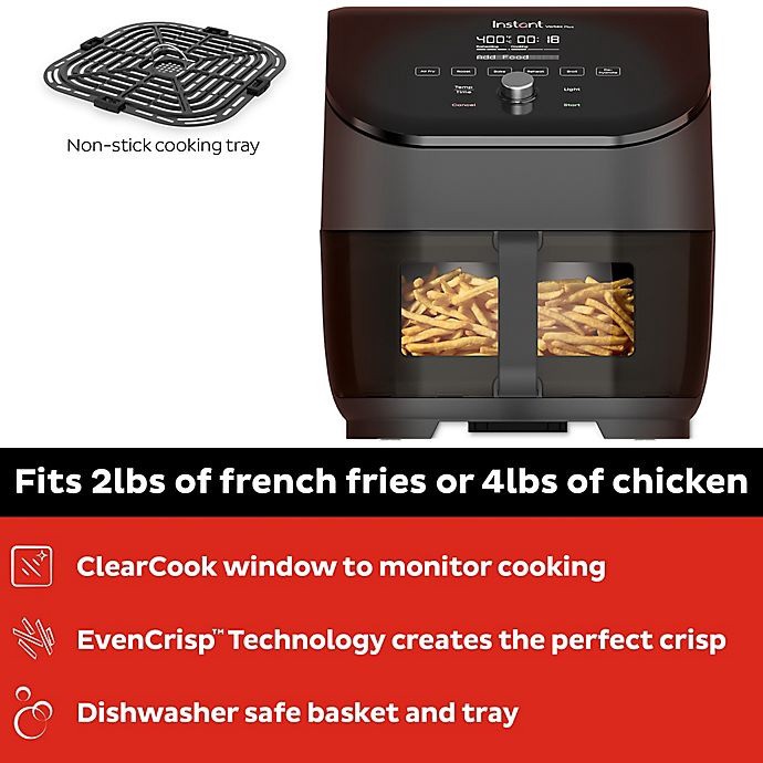 slide 8 of 8, Instant Vortex Plus 6 Quarts Air Fryer 1 ea, 6 qt