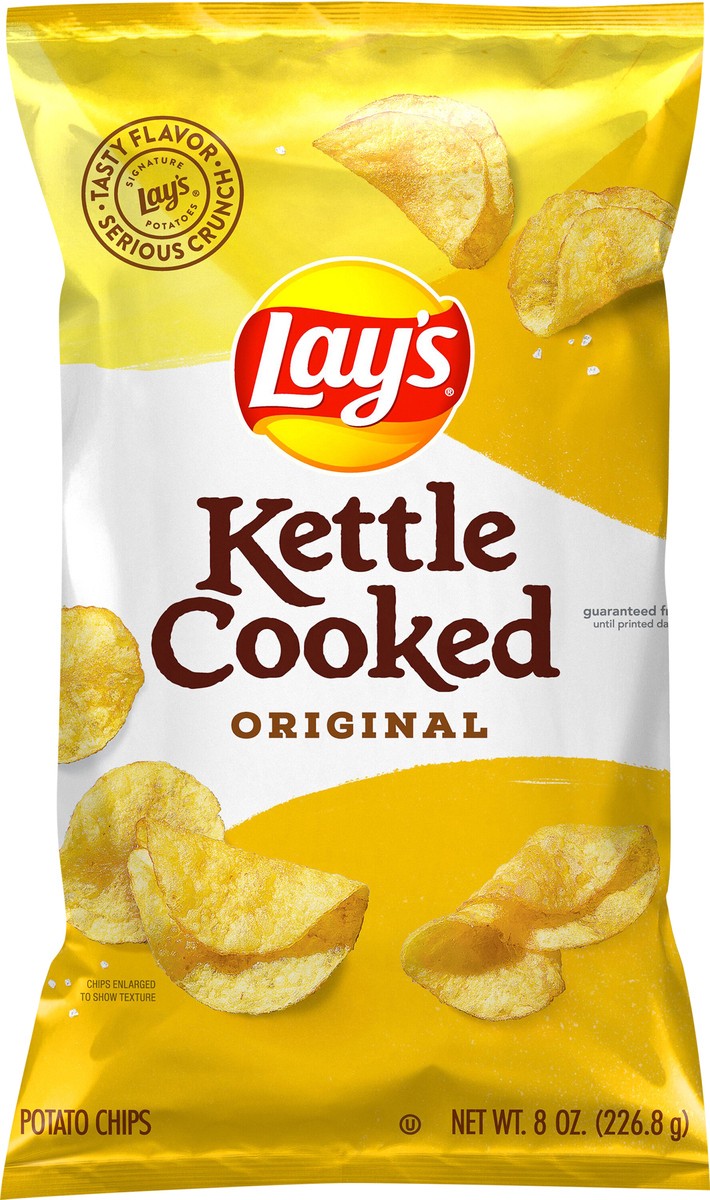 slide 1 of 3, Lay's Potato Chips, 8 oz