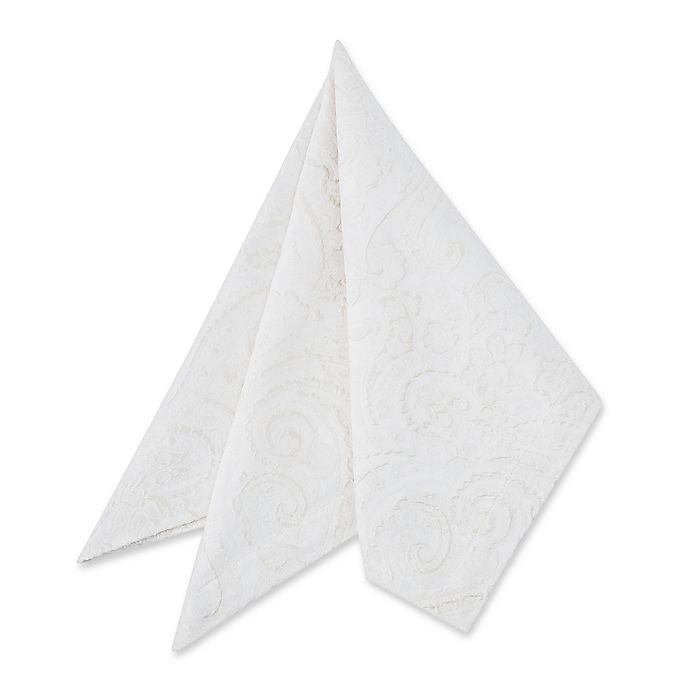 slide 1 of 2, Waterford Table Esmerelda Napkins - White, 2 ct