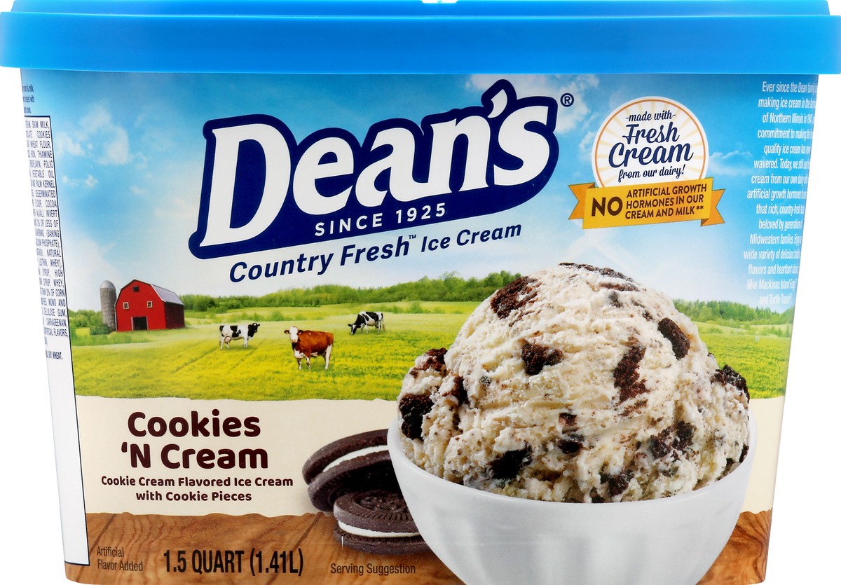 slide 12 of 14, Dean's Deans Cookies And Cream, 48 oz