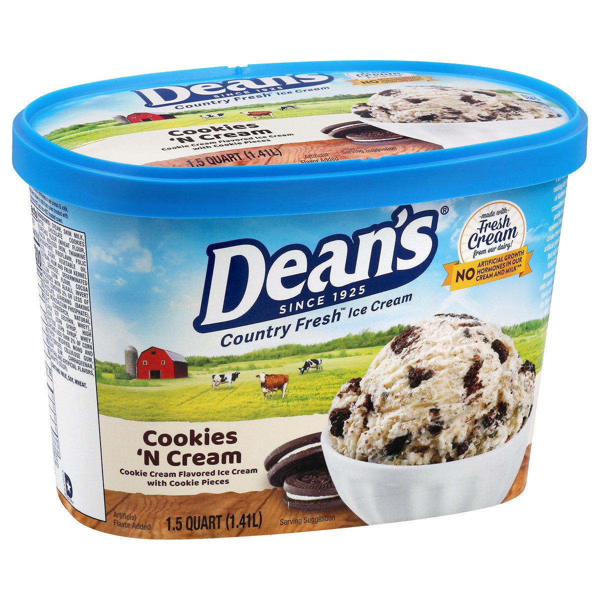 slide 14 of 14, Dean's Deans Cookies And Cream, 48 oz