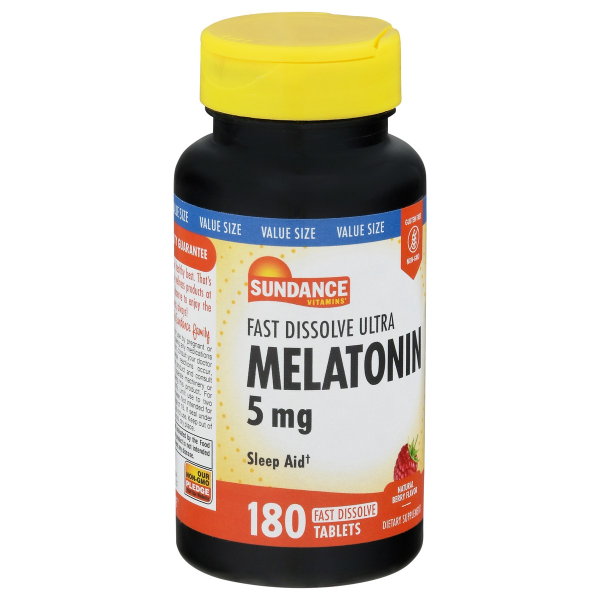 slide 3 of 9, Sundance Vitamins Sundance Melatonin 5 Mg, 180 ct