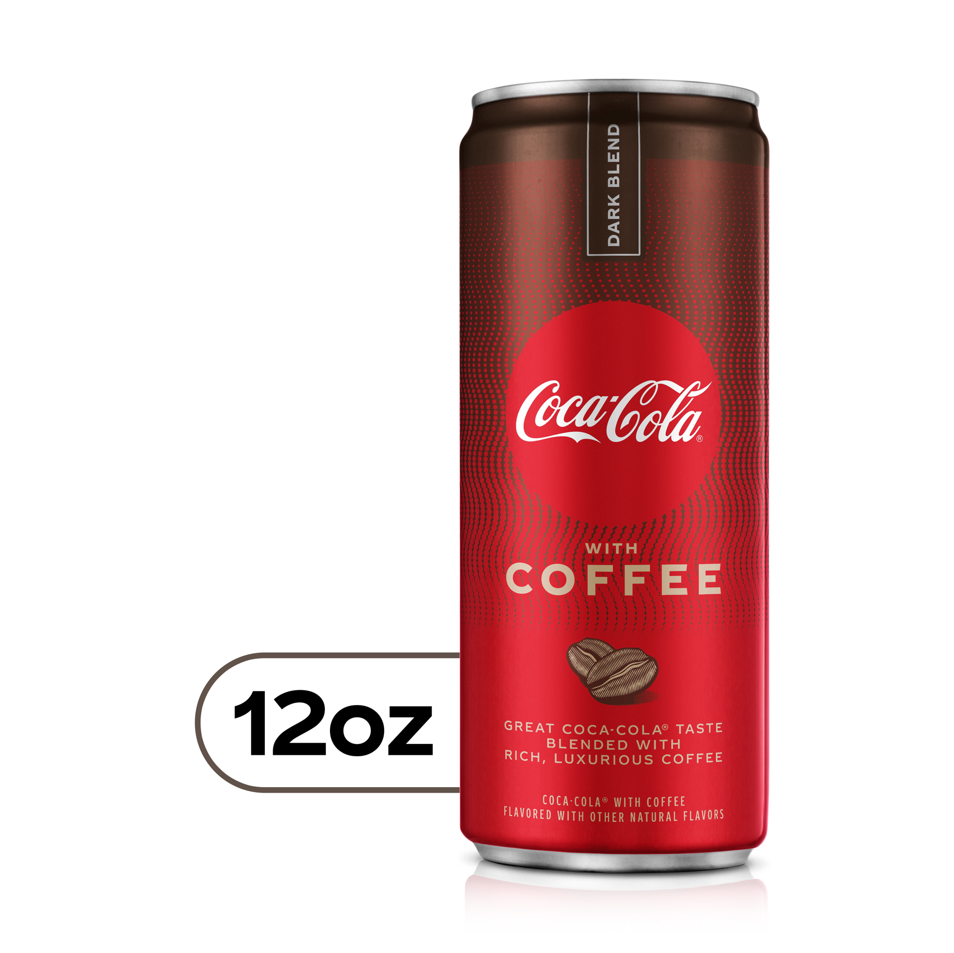 slide 1 of 5, Coca-Cola with Coffee Dark Blend Can, 12 fl oz, 12 fl oz