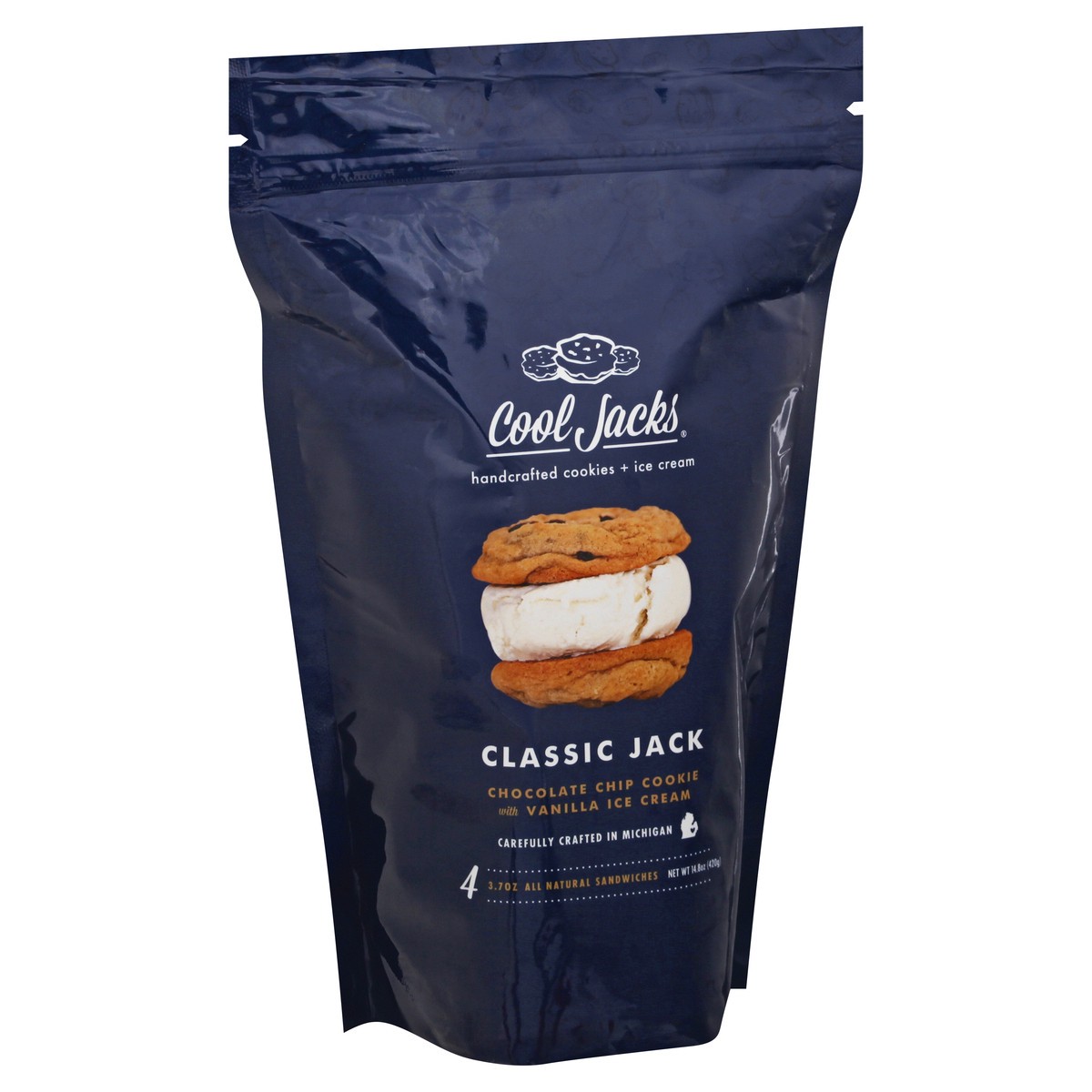 slide 7 of 9, Cool Jacks Classic Choc Chip W/ Vanilla, 14 oz