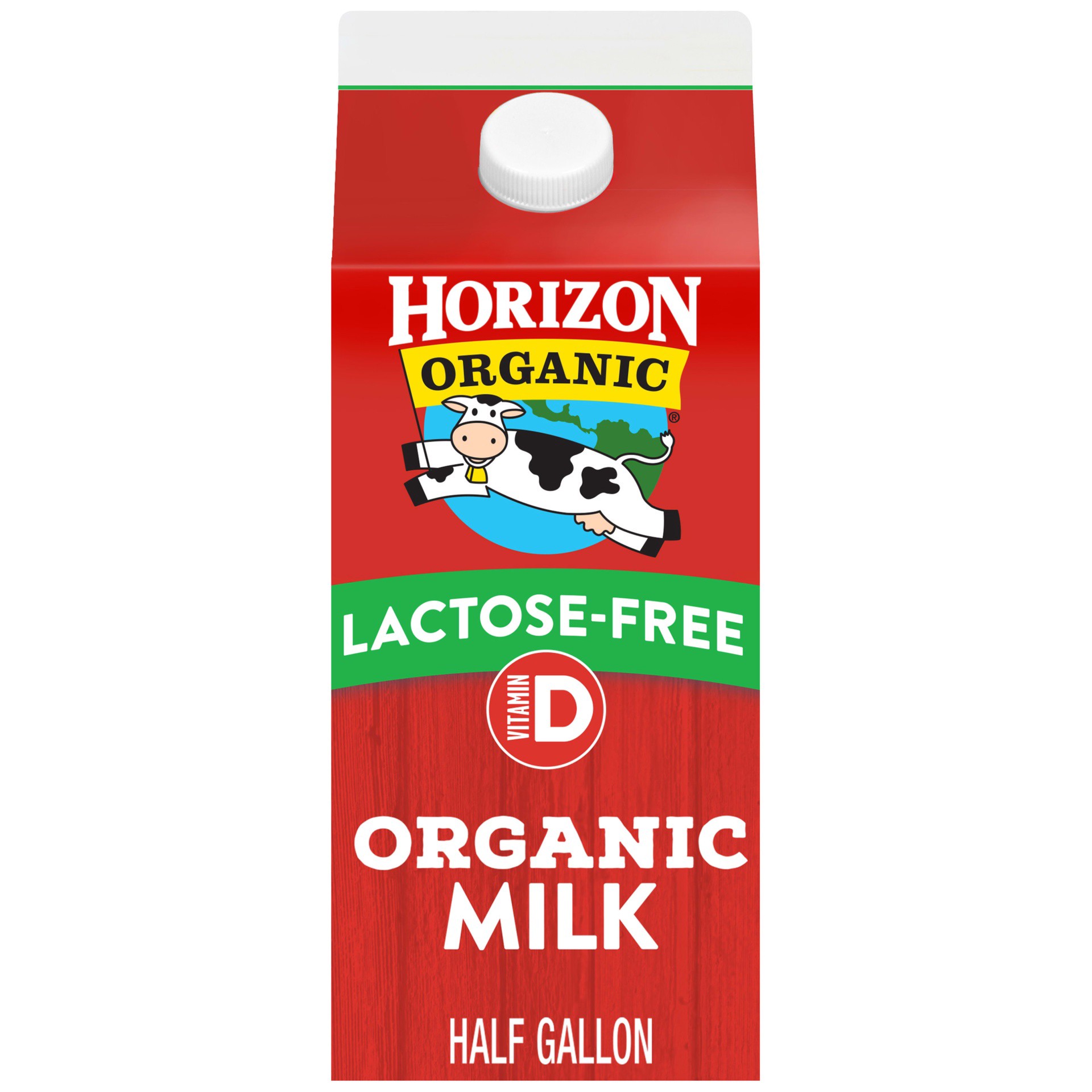 slide 1 of 5, Horizon Organic Lactose-Free Whole Milk, Half Gallon, 