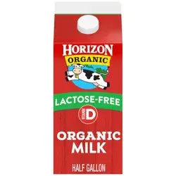 Horizon Organic Lactose Free Milk, Whole Milk, 64 fl oz., Half Gallon Carton