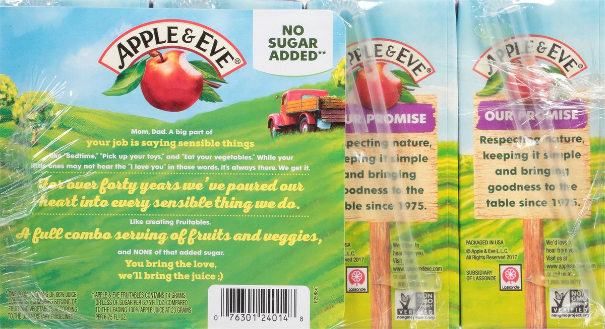 slide 5 of 9, Apple & Eve Berry Fruitables 100% Juice, 8 ct; 6.75 fl oz