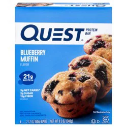 Quest Protein Bar, Blueberry Muffin Flavor