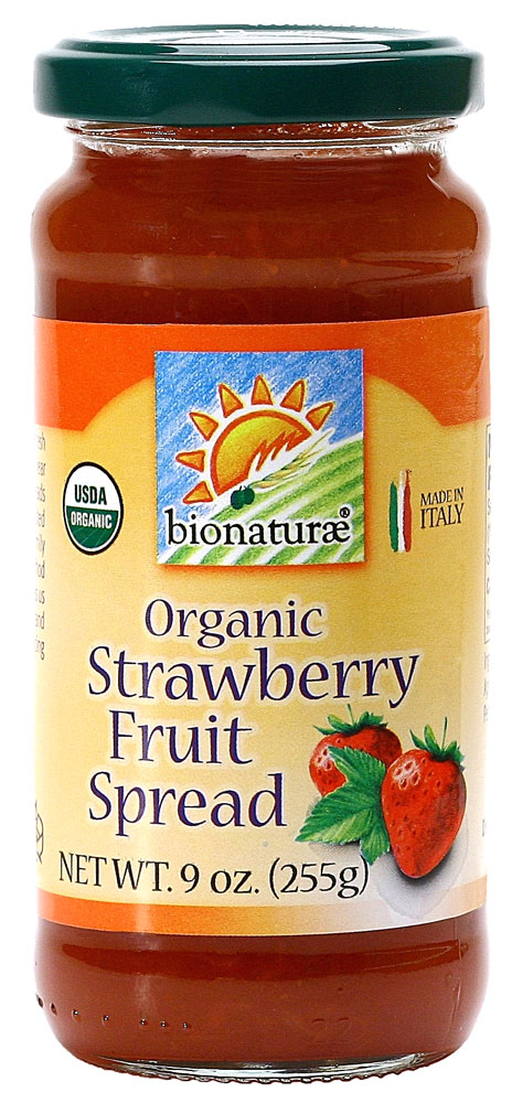 slide 1 of 1, bionaturae Organic Fruit Spread, Strawberry, 9 oz
