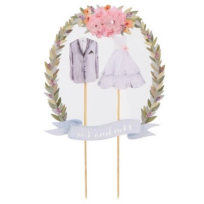 slide 1 of 1, Papyrus Happily Ever After Cake Topper, 1 ct