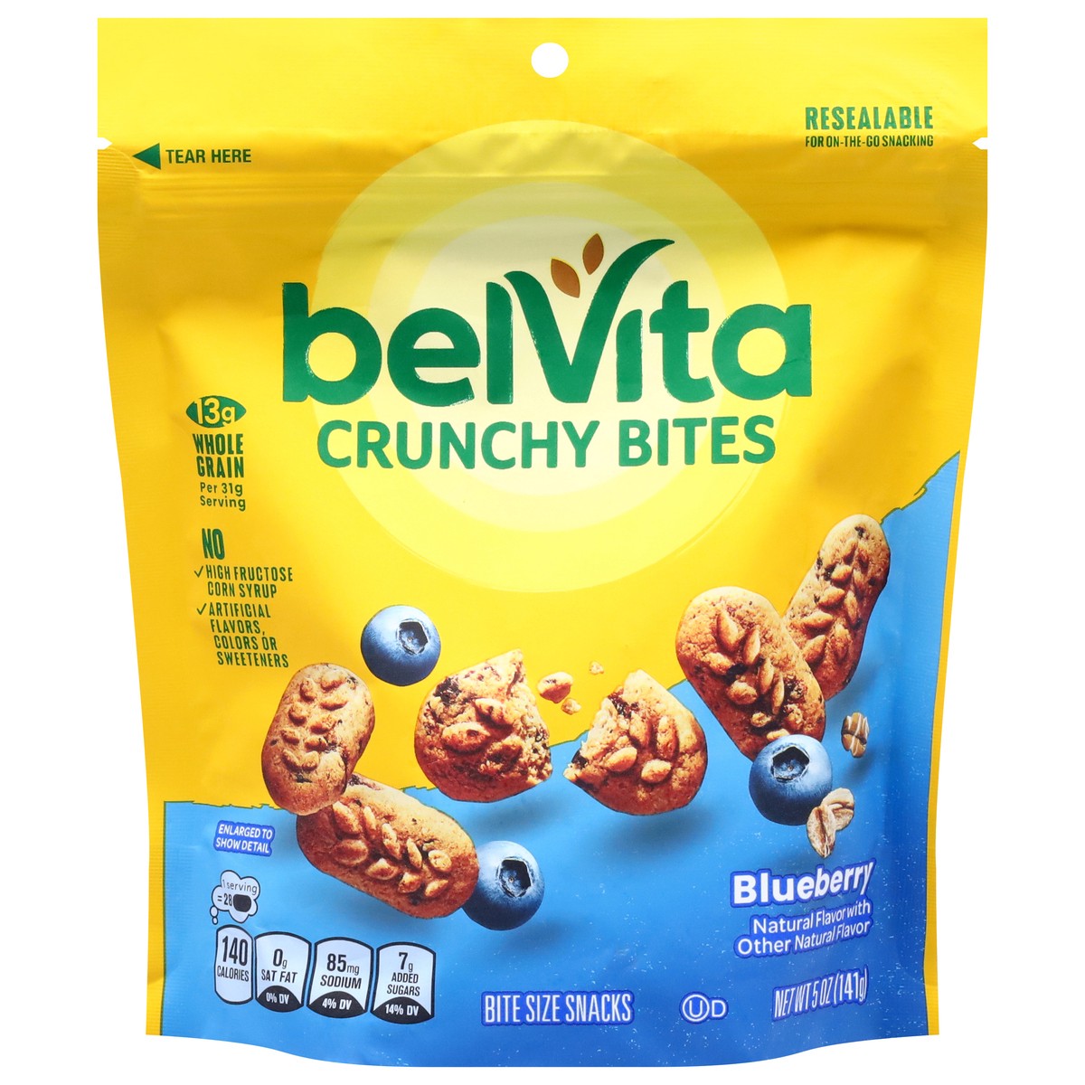slide 1 of 15, belVita Blueberry Crunchy Bites - 5 oz, 5 oz