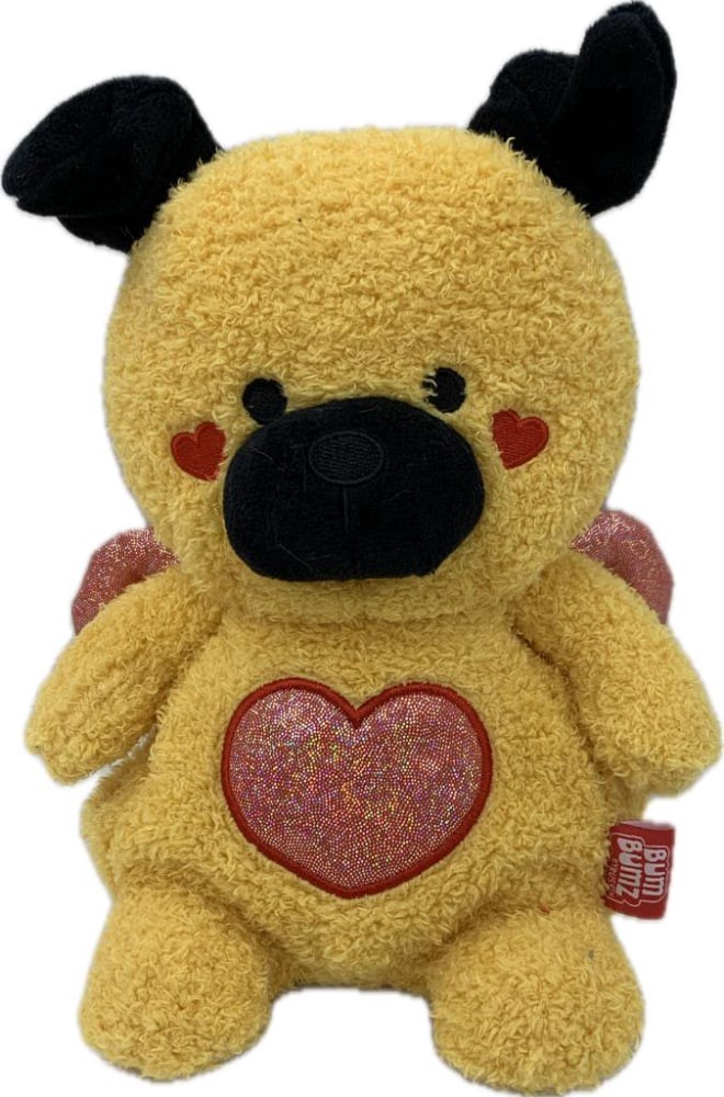 slide 1 of 1, Squishmallows 7.5" Bumbumz Valentine's Day Pug Plush Toy, 1 ct