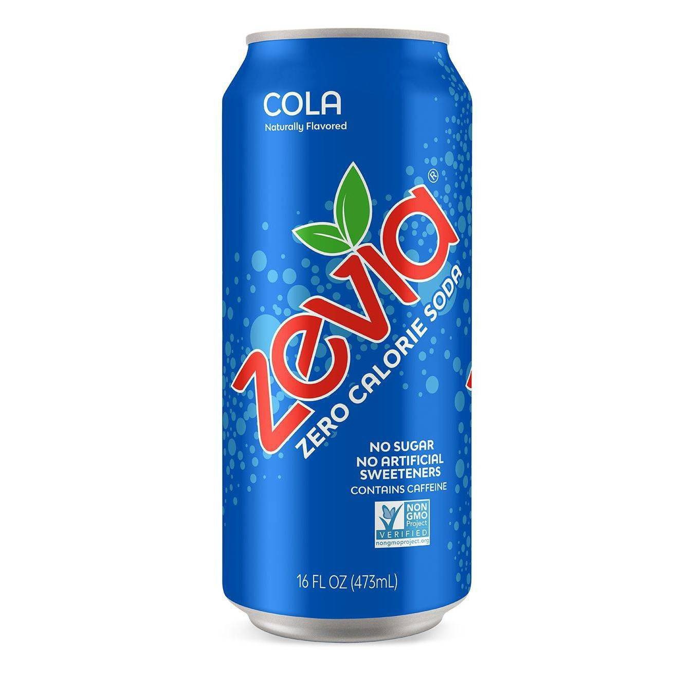 slide 1 of 3, Zevia Cola Zero Calorie Soda, 16 fl oz
