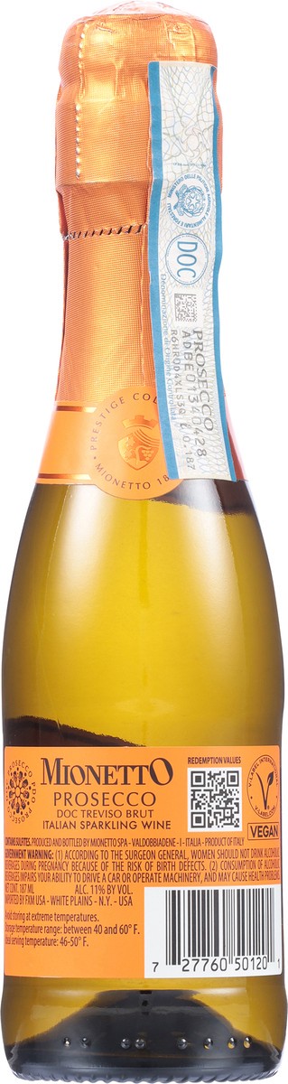 slide 3 of 12, Mionetto Prosecco 187 ml, 187 ml
