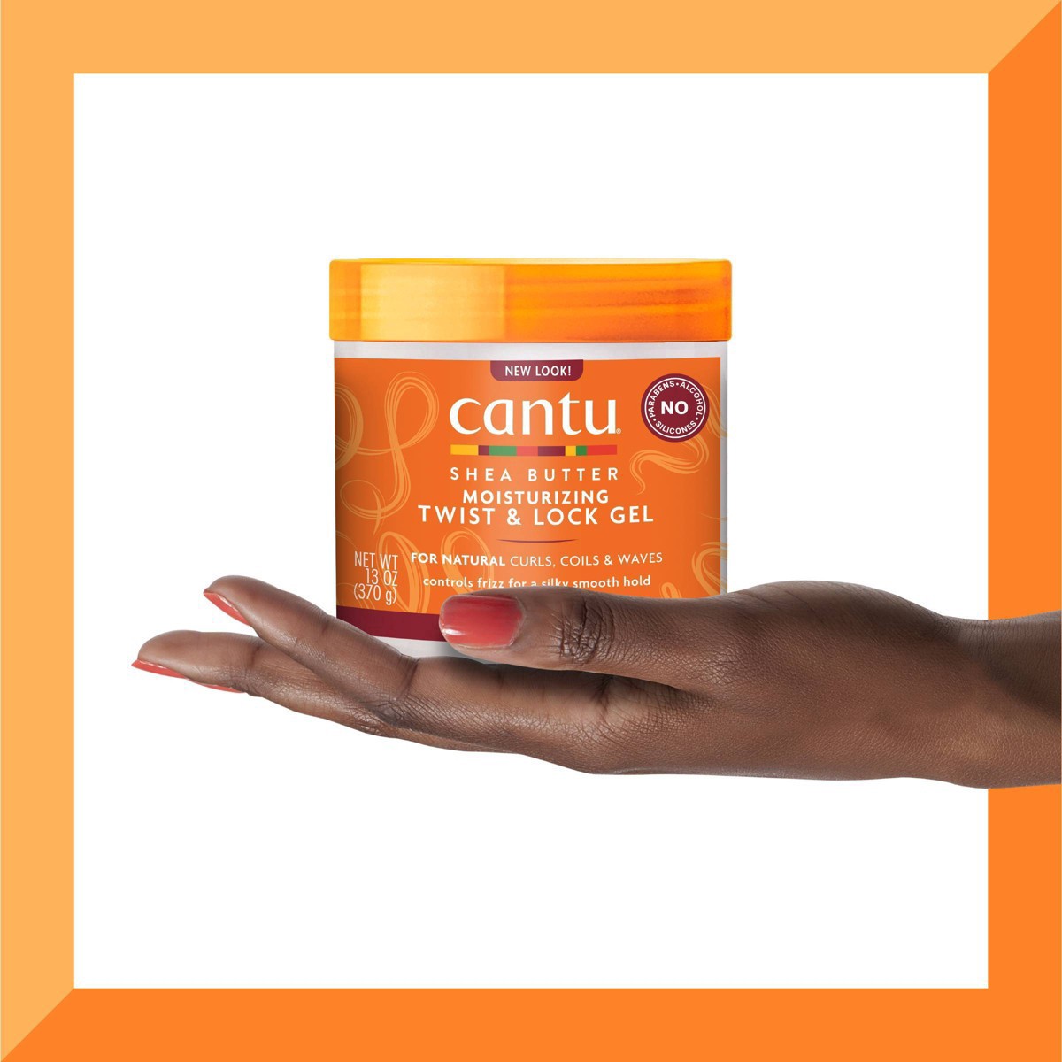 slide 2 of 7, Cantu Shea Butter Twist & Lock Gel, 13 oz