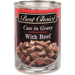 Best Choice Beef Cuts in Gravy Canned Dog Food
