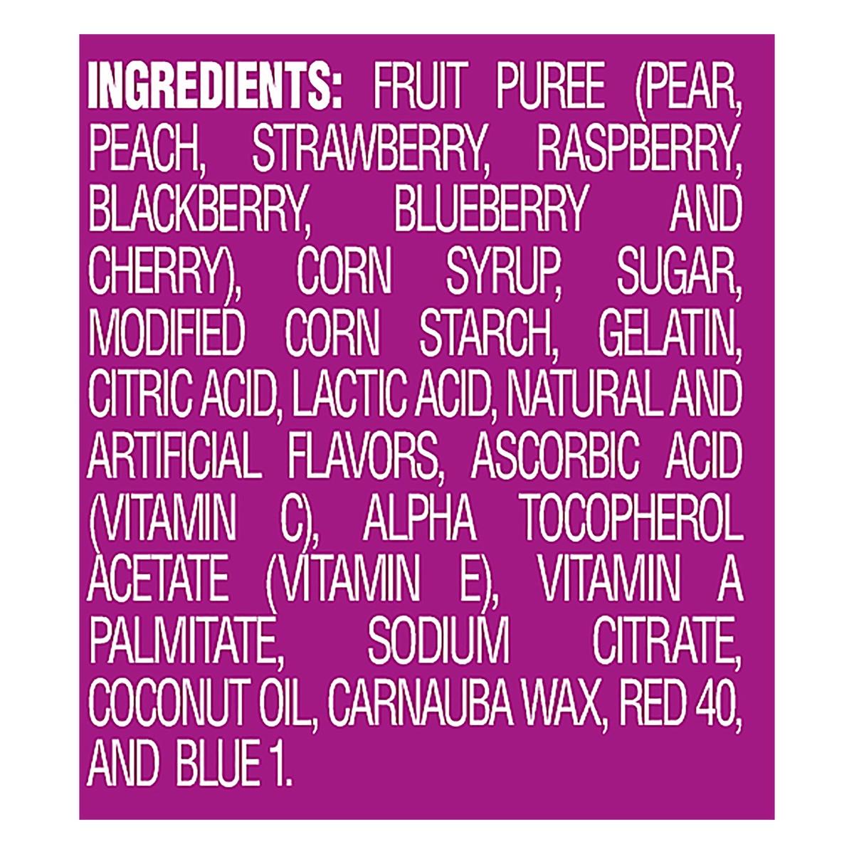 slide 5 of 14, Welch's Fruit Snacks, Berries 'N Cherries, 0.9 Ounce, 40 Pouches, 36 oz