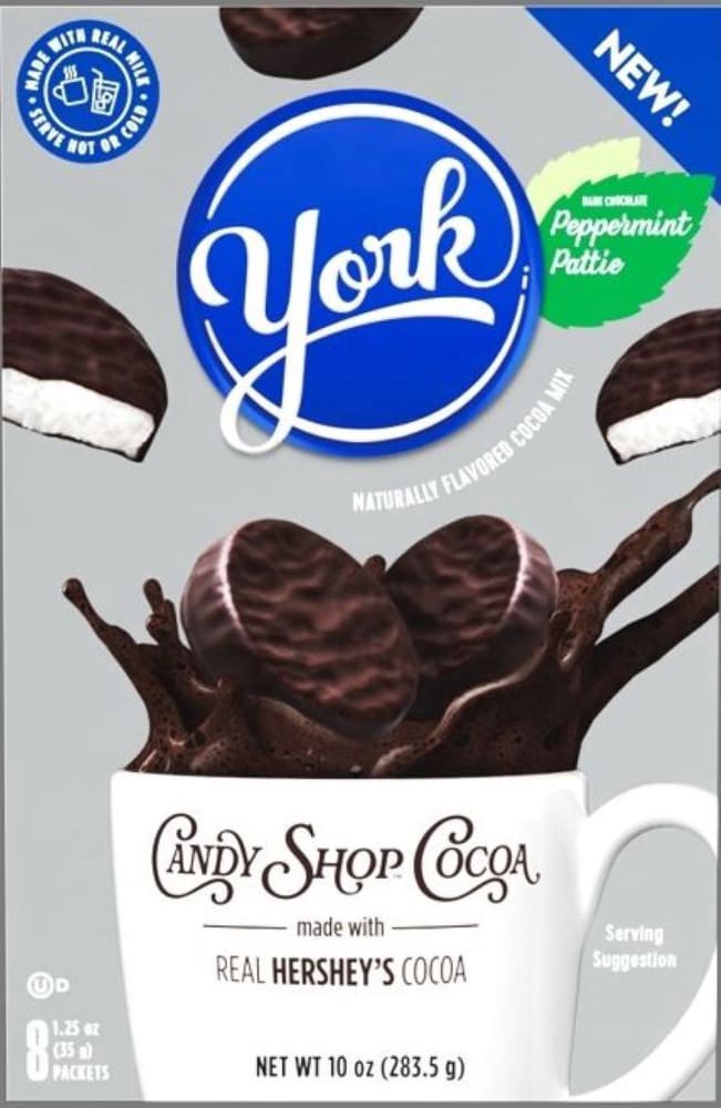 slide 1 of 1, York Peppermint Hot Cocoa 8 Count, 8 ct; 1.25 oz
