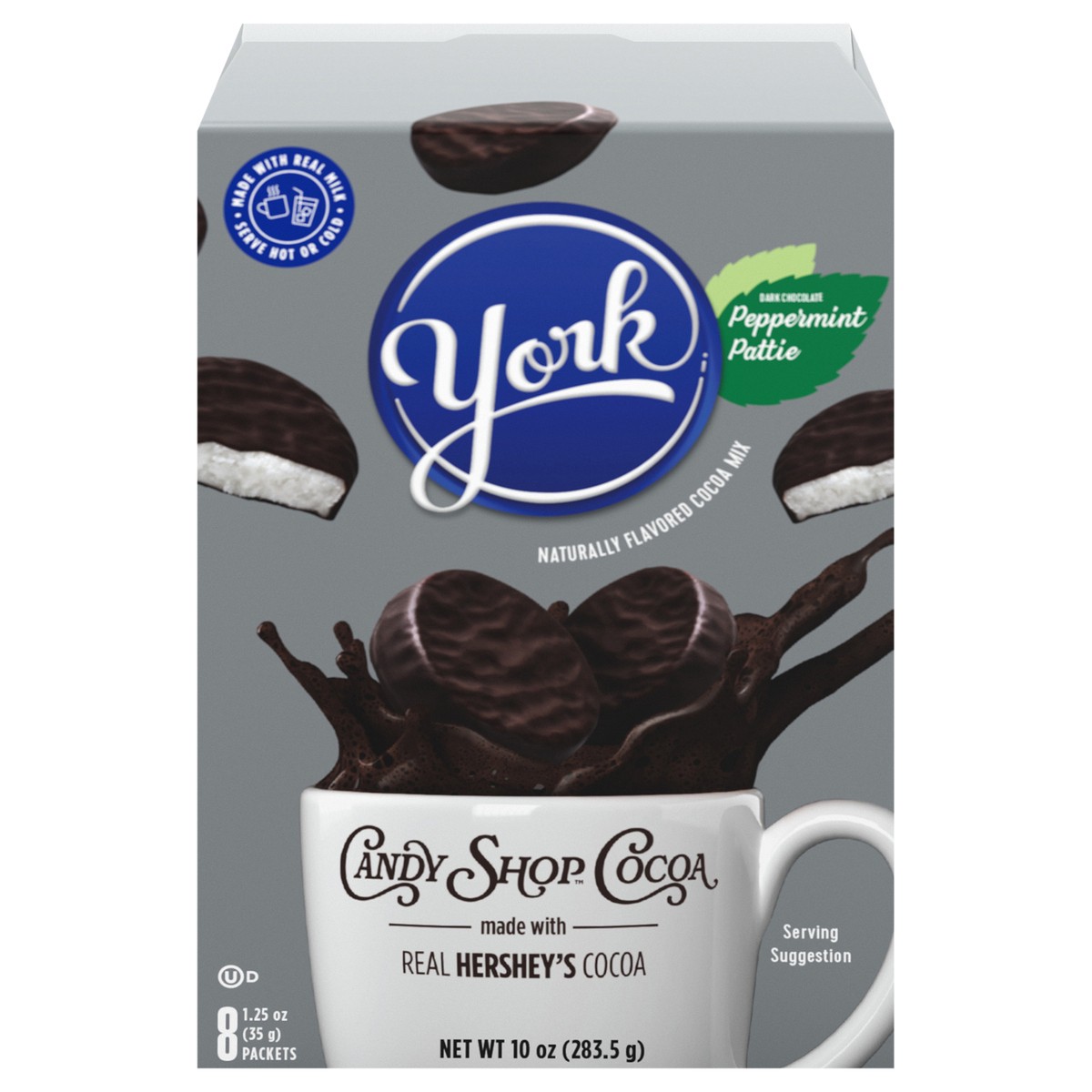 slide 1 of 9, York Peppermint Hot Cocoa - 8 ct, 8 ct; 1.25 oz