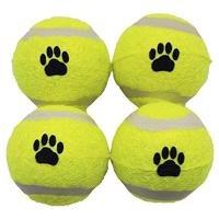 slide 4 of 5, Blue Paws Mini Color Tennis Balls 4 Ct, 1 ct