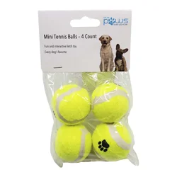 Blue Paws Mini Color Tennis Balls 4 Ct