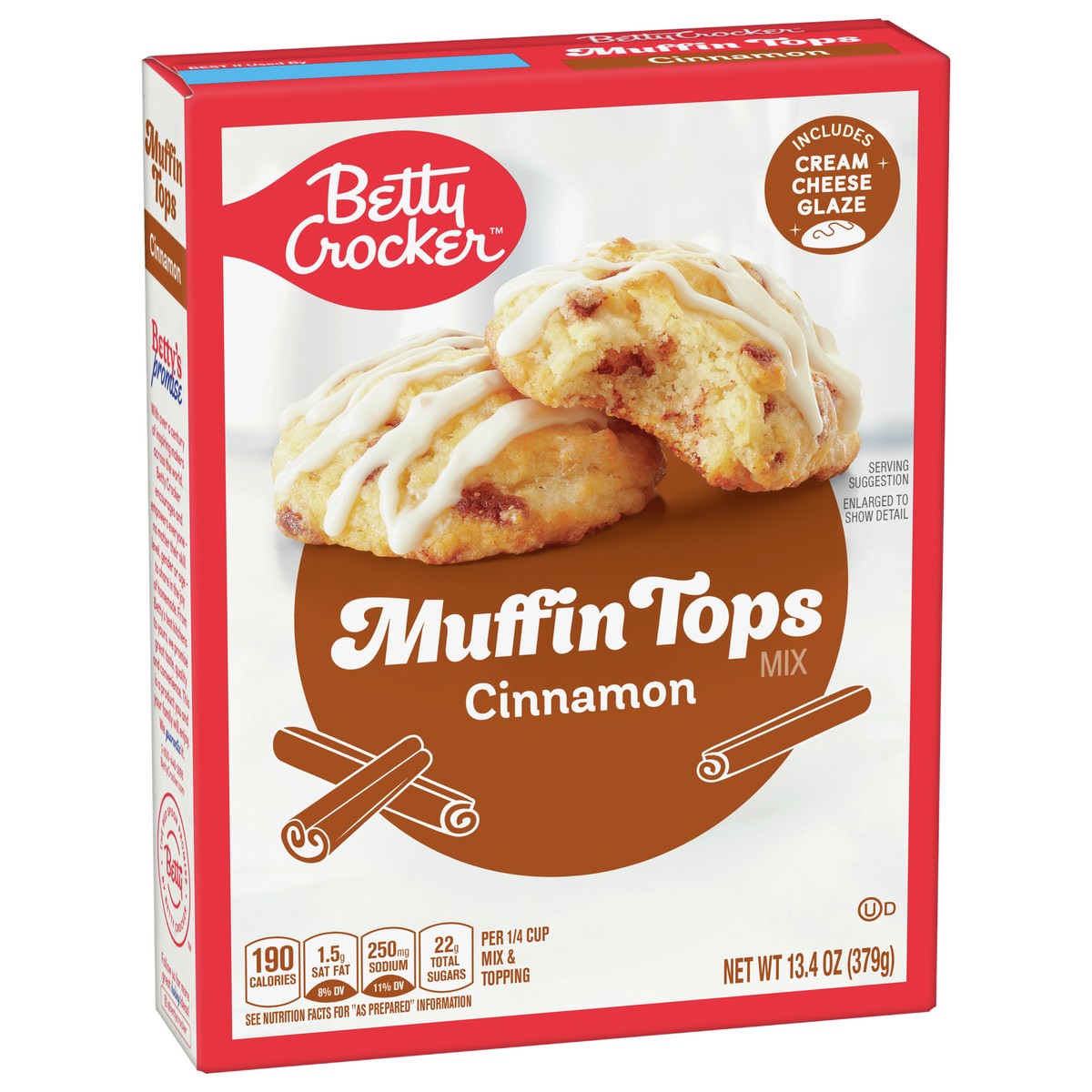 slide 5 of 9, Betty Crocker Muffin Tops Mix, Cinnamon, With Topping, 13.4 oz, 13.4 oz