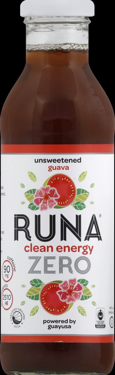 slide 1 of 4, RUNA Unsweetened Guava Guayusa Iced Tea, 14 oz