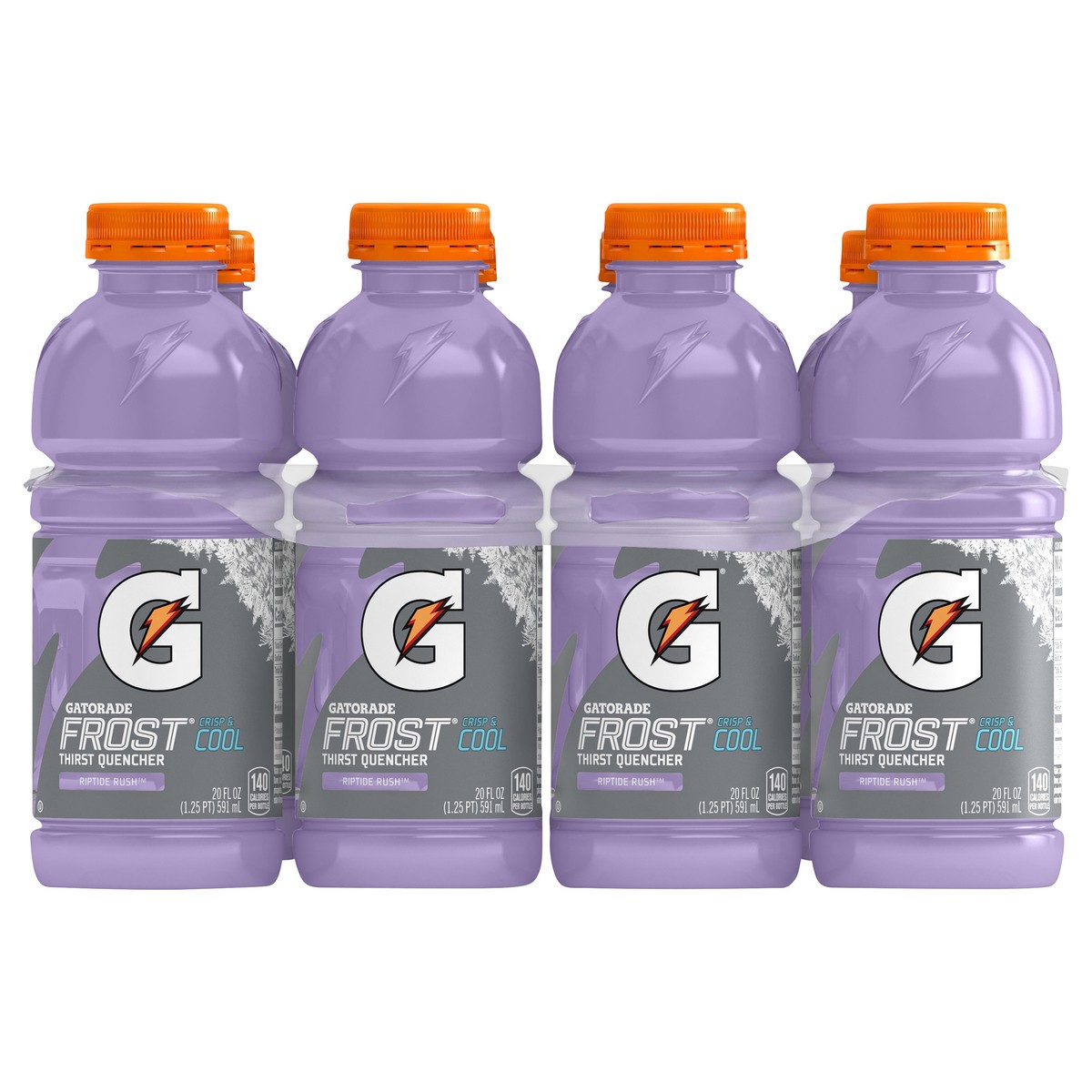 slide 1 of 2, Gatorade Frost Thirst Quencher Riptide Rush 20 Fl Oz 8 Count, 8 ct