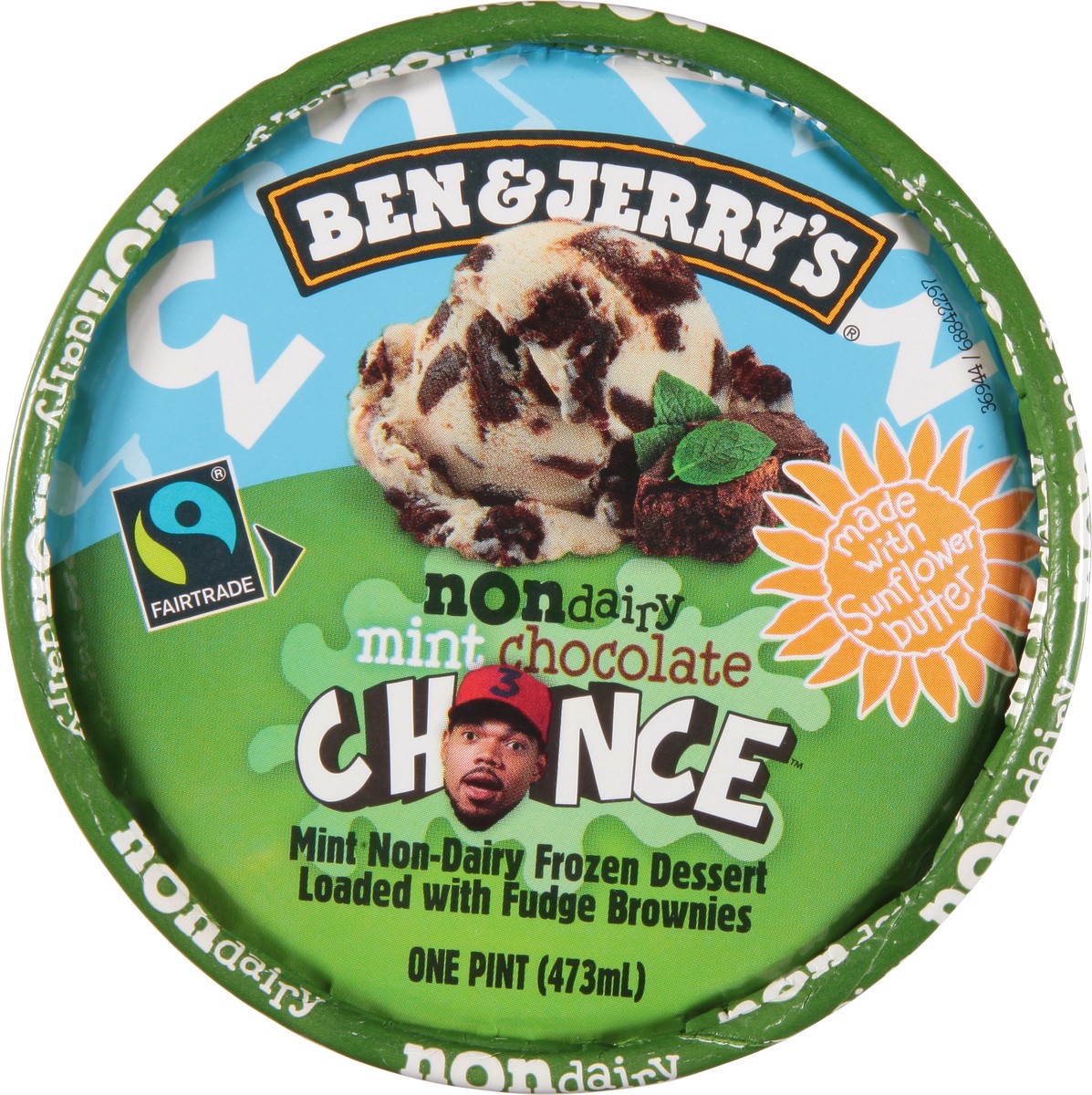 slide 8 of 14, Ben & Jerry's Mint Chocolate Chance™ Frozen Dessert Non-Dairy, 1 pint