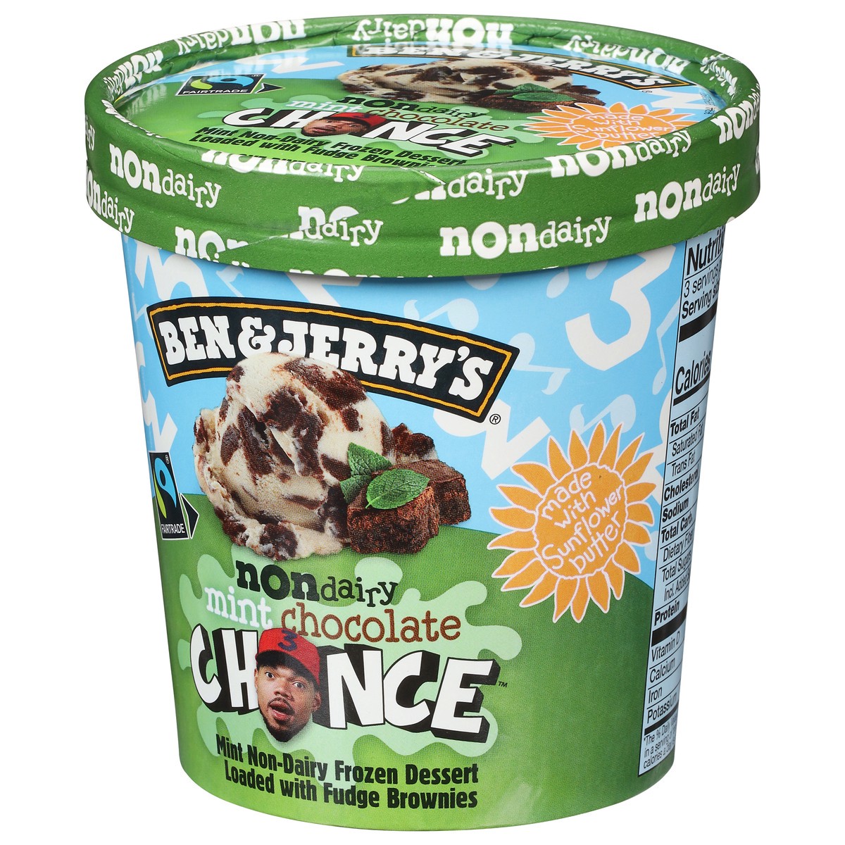 slide 10 of 14, Ben & Jerry's Mint Chocolate Chance™ Frozen Dessert Non-Dairy, 1 pint
