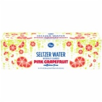 slide 1 of 1, Kroger Pink Grapefruit Seltzer Water, 12 ct; 12 fl oz