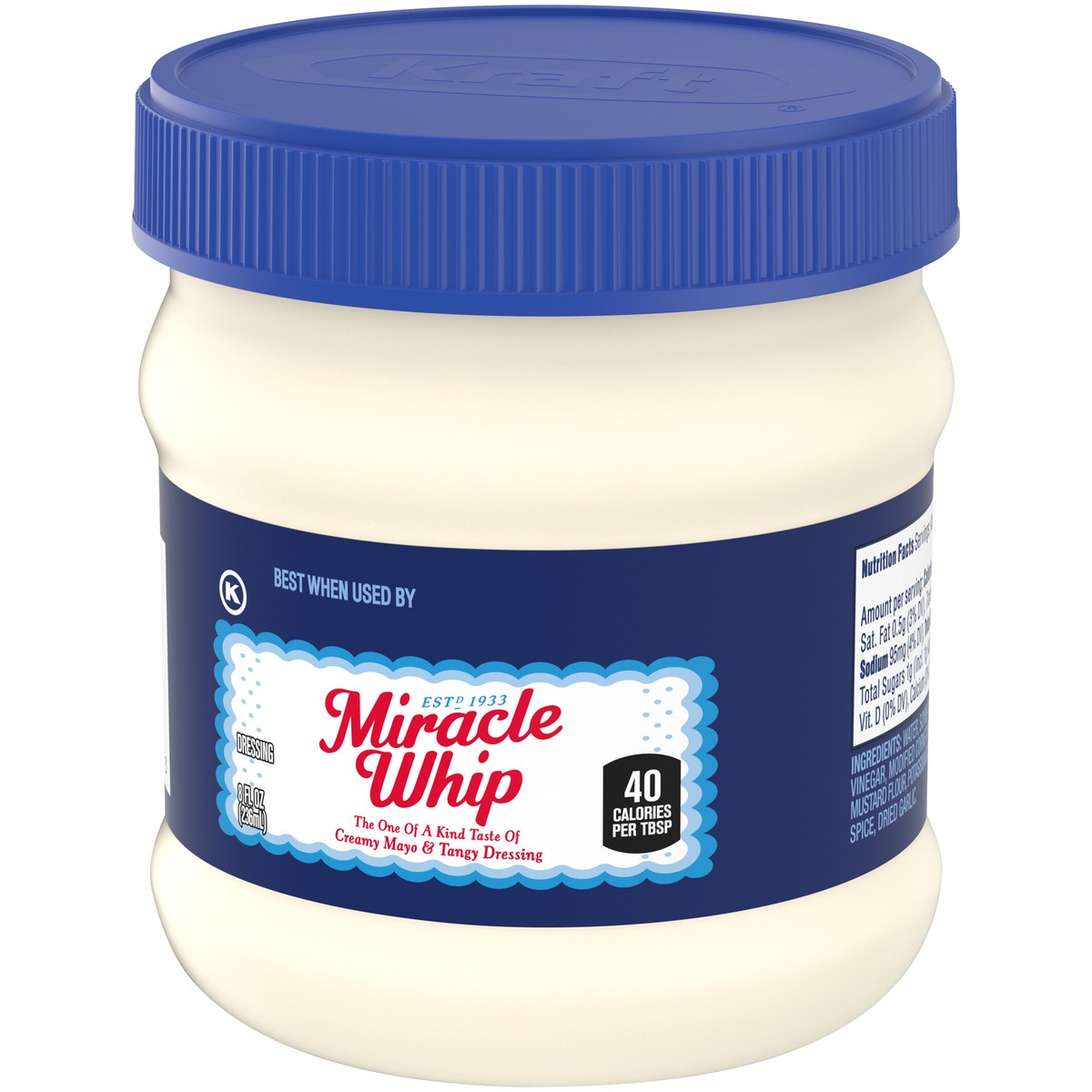 slide 12 of 14, Miracle Whip Dressing 8 fl. oz. Jar, 8 fl oz