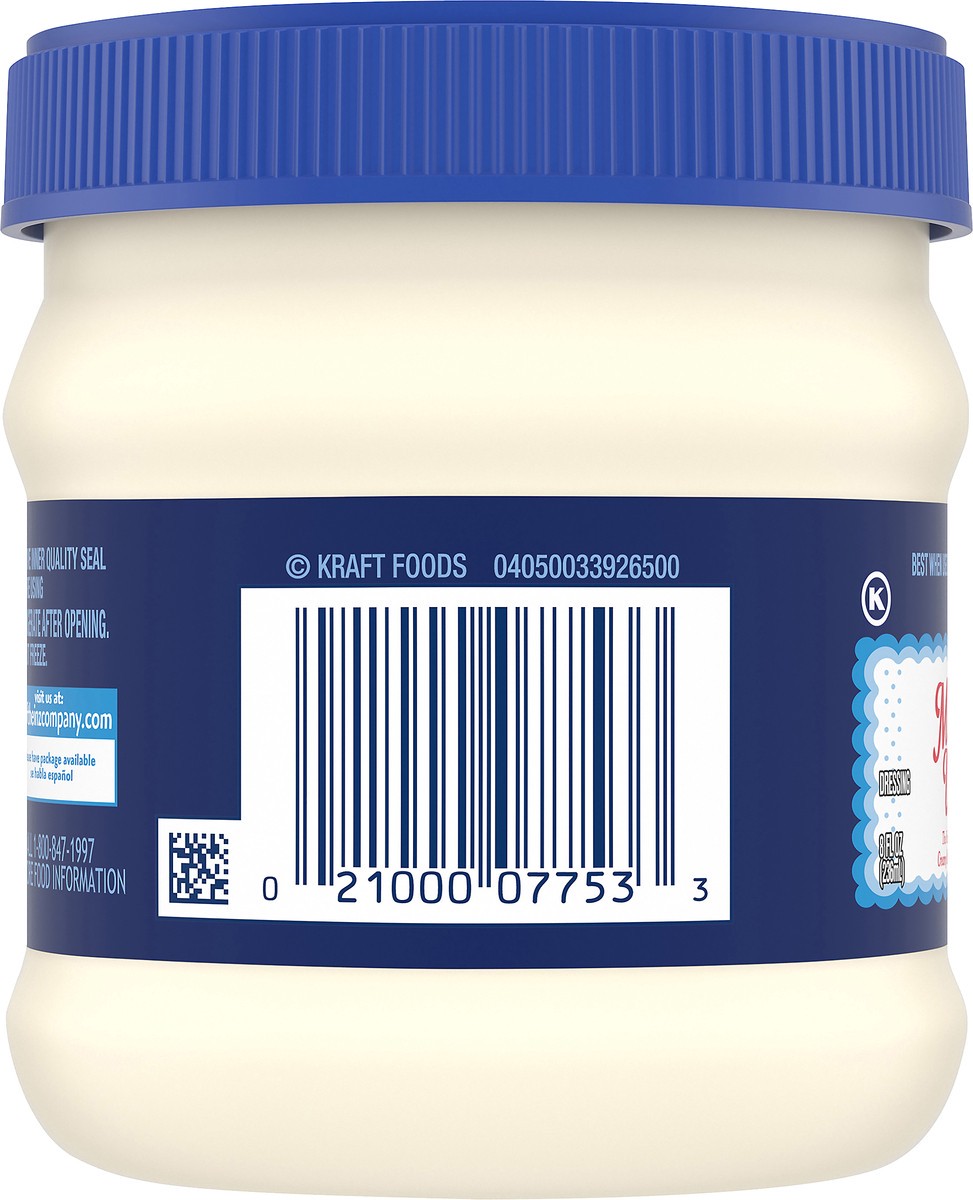slide 8 of 14, Miracle Whip Dressing 8 fl. oz. Jar, 8 fl oz