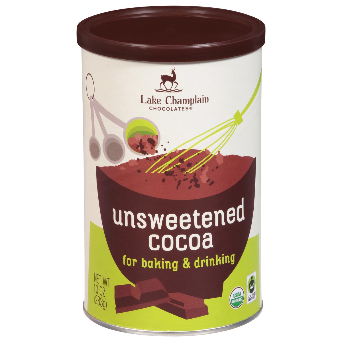 slide 1 of 9, Lake Champlain Chocolates Unsweetened Cocoa 10 oz, 10 oz