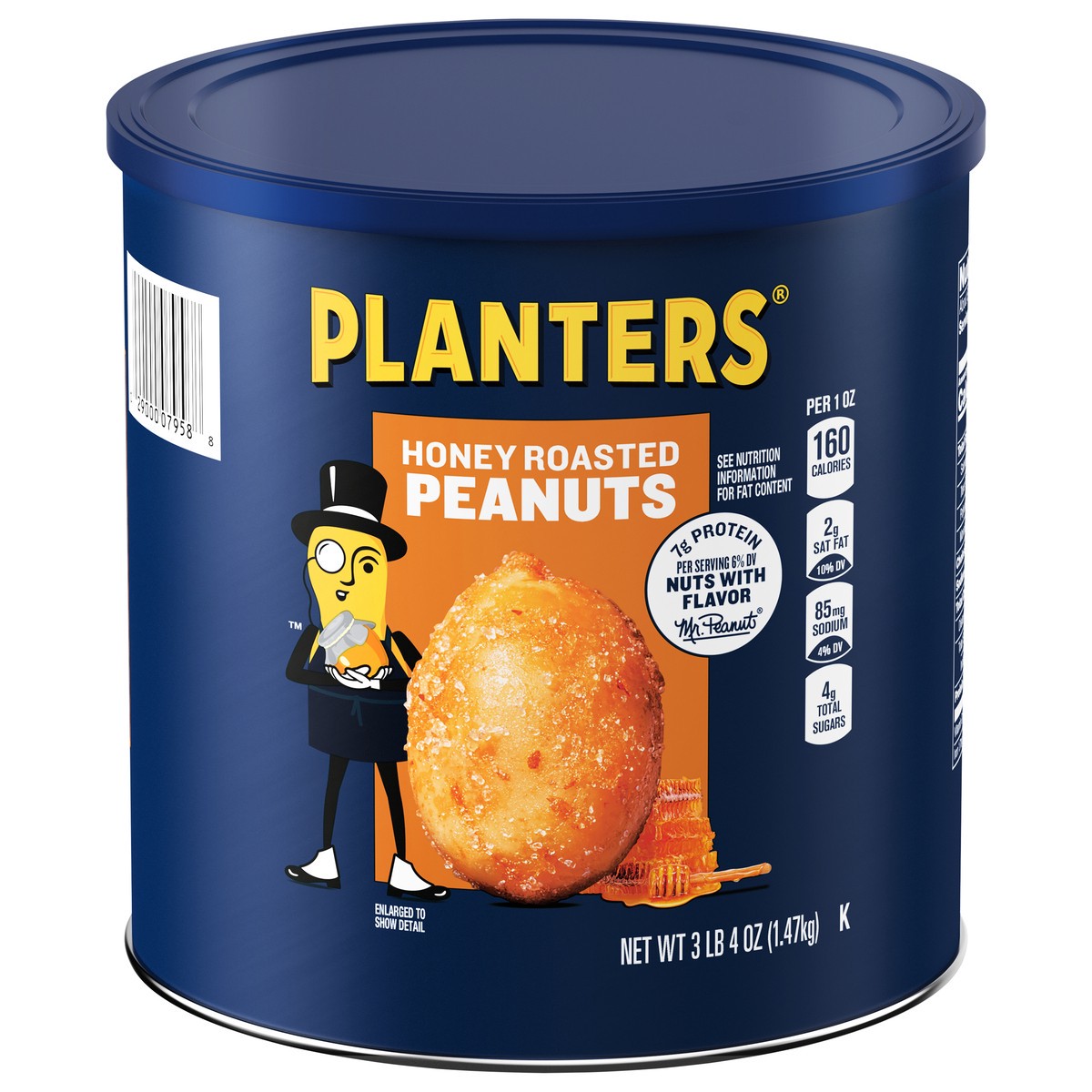 slide 1 of 7, Planters Honey Roasted Peanuts 52 oz, 52 oz